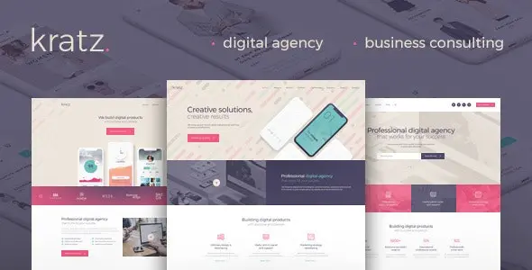 Kratz 1.0.5 – 企业咨询商业网站WordPress主题