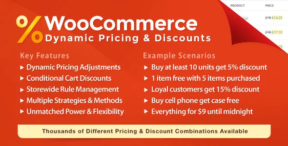 WooCommerce Dynamic Pricing & Discounts 2.4.5