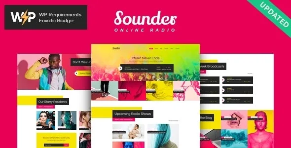 Sounder v1.3.8 在线广播WordPress主题 – 专业电台网站设计