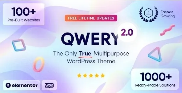 Qwery 2.1.0 开心版 – 多用途商务WordPress主题