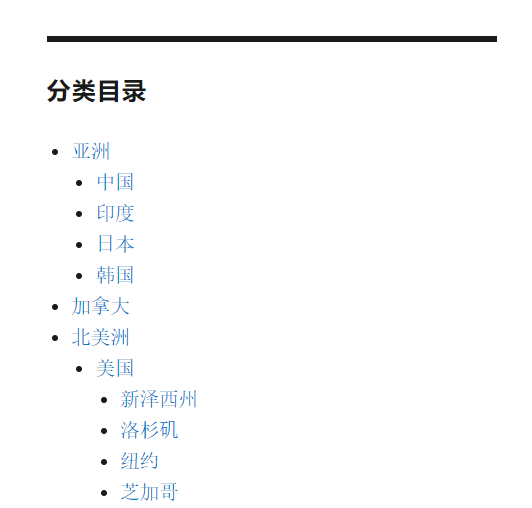 创建WordPress分类和子分类图形教程