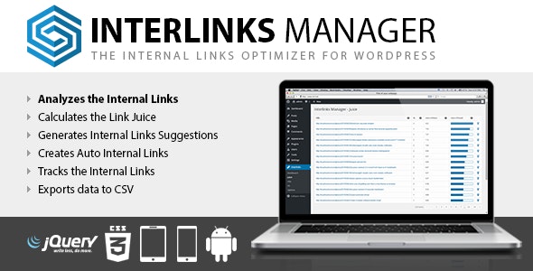 Interlinks Manager 1.30 – WordPress内部链接优化器
