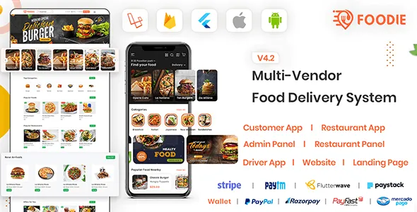 Foodie (v6.0) UberEats克隆版 | 多餐厅外卖配送Flutter应用
