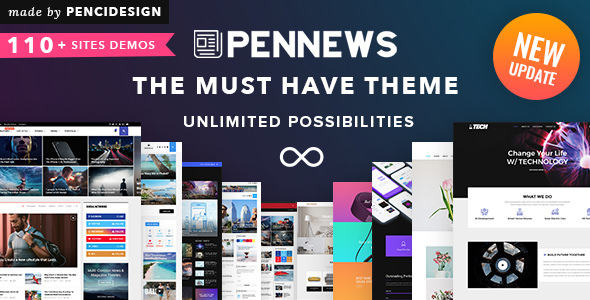 PenNews 6.6.5 开心版 – 新闻杂志网站WordPress主题