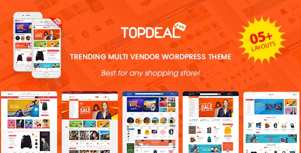 TopDeal 2.3.5 开心版 – 多供应商市场WordPress主题