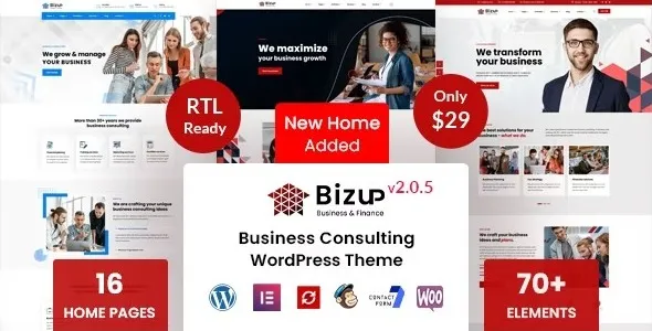 Bizup 2.0.5 开心版 – 商务咨询WordPress主题