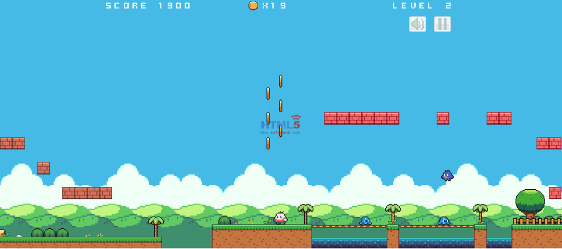 HTML5游戏《小胖子大冒险》源码下载