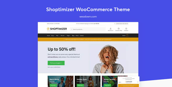 Shoptimizer 2.6.5 – 轻量极简快速的WooCommerce主题