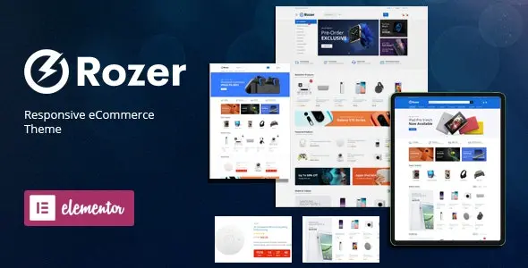 Rozer 1.0.1 – 电子数码产品商店WordPress主题