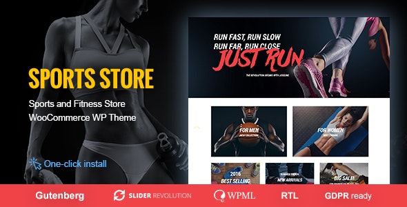 Sports Store 1.1.8 – 运动服装健身器材商店WordPress主题
