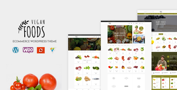 Vegan Food 5.2.28 – 有机商店,农场响应Woocommerce WordPress主题