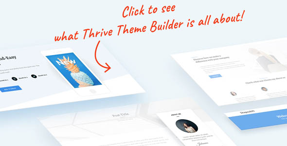 Thrive Theme Builder 3.15.1 开心版 (+ Shapeshift Theme)