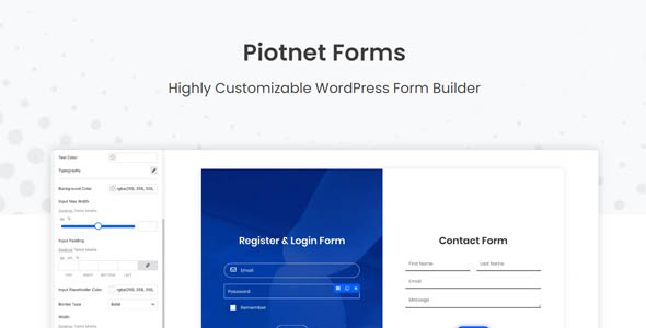 Piotnet Forms Pro 2.0.19 – 高度可定制的WordPress表单生成器