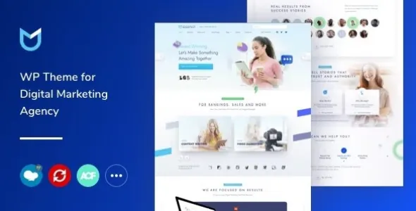 NanoText 1.0.9 – 数字营销网站模板WordPress主题