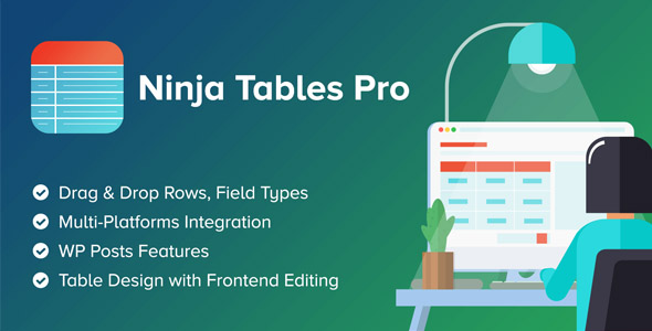 Ninja Tables Pro 4.3.0 开心版 – 最快和最多样化的WP数据表插件