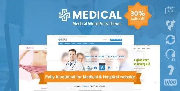 inMedical (v2.3.7) 多功能医疗保健WordPress主题