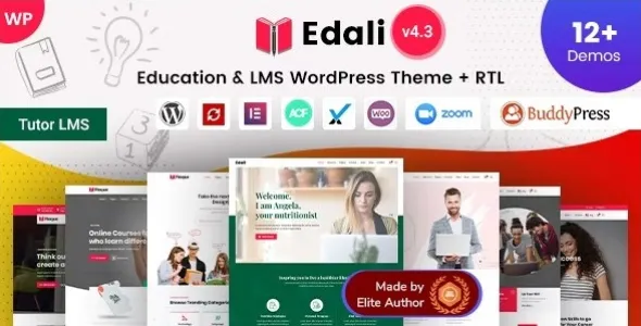 Edali 4.3 – 在线课程辅导和教育LMS WordPress主题