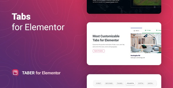 Taber 1.0.2 – Elementor选项卡