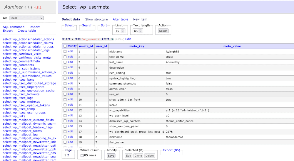 如何通过MySQL数据库添加新的WordPress用户