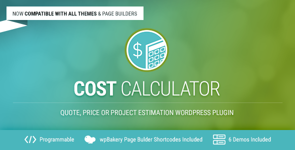Cost Calculator 2.3.8 – WordPress插件