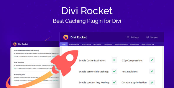 Divi Rocket 1.0.48 开心版 – Divi缓存插件