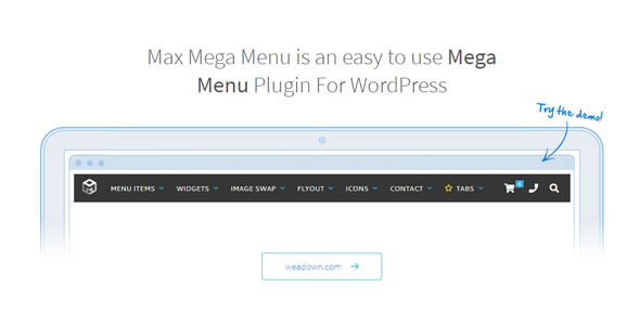 Max Mega Menu Pro 2.2.4 – WordPress巨型菜单插件