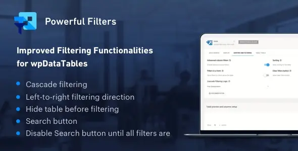 Powerful Filters for wpDataTables 1.4.0
