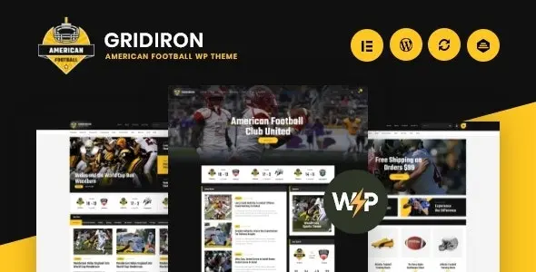 Gridiron 1.0.7 开心版 – 美式足球橄榄球网站WordPress主题