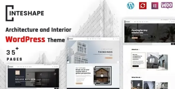 Inteshape 1.3 – 建筑工程室内装修网站WordPress主题