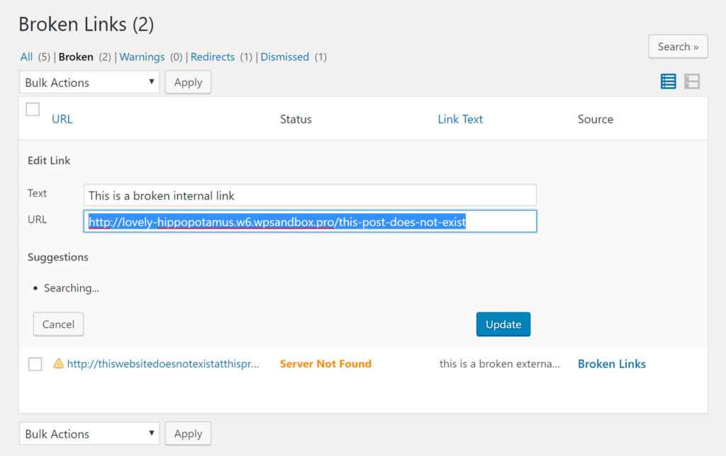 如何找到并修复无效的链接