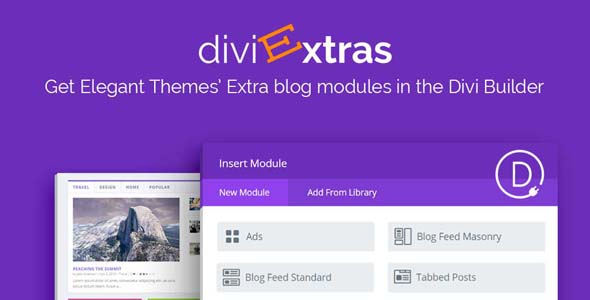 Divi Extras 1.1.12 – 添加到Divi Builder的额外主题博客模块