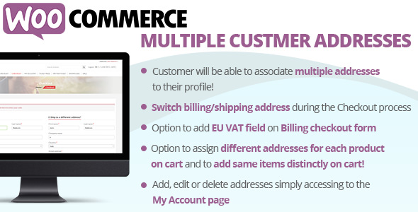 WooCommerce Multiple Customer Addresses 20.5