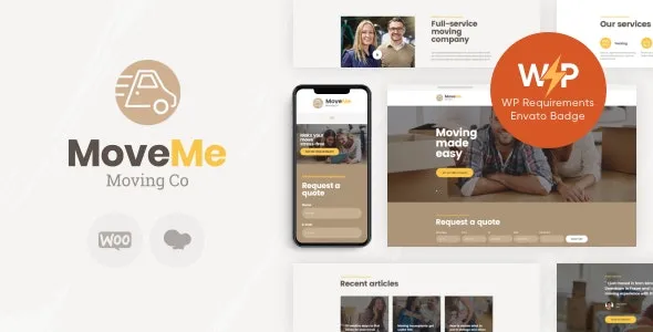 MoveMe (v1.2.13) 搬家与仓储搬迁公司WordPress主题